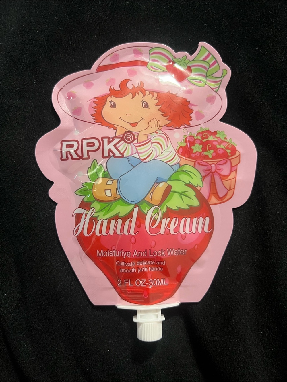 Pink Strawberry Shortcake Hand Cream - Moisturizing Kids Hand Cream